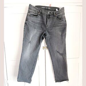 Old Navy Cropped Boyfriend Wide Leg Fit Petite Size 2P EUC